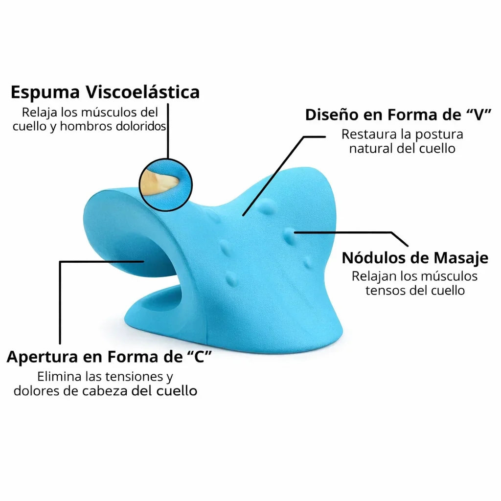 Almohada de tracción cervical - Dile Adiós Al Dolor De Cuello