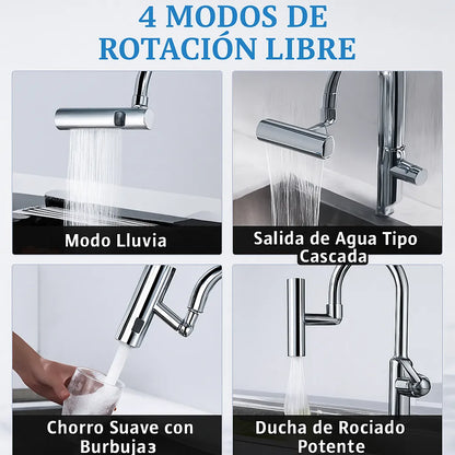 TRANSFORMA TU COCINA EN SEGUNDOS CON EL GRIFO MULTIFUNCIONAL 360°