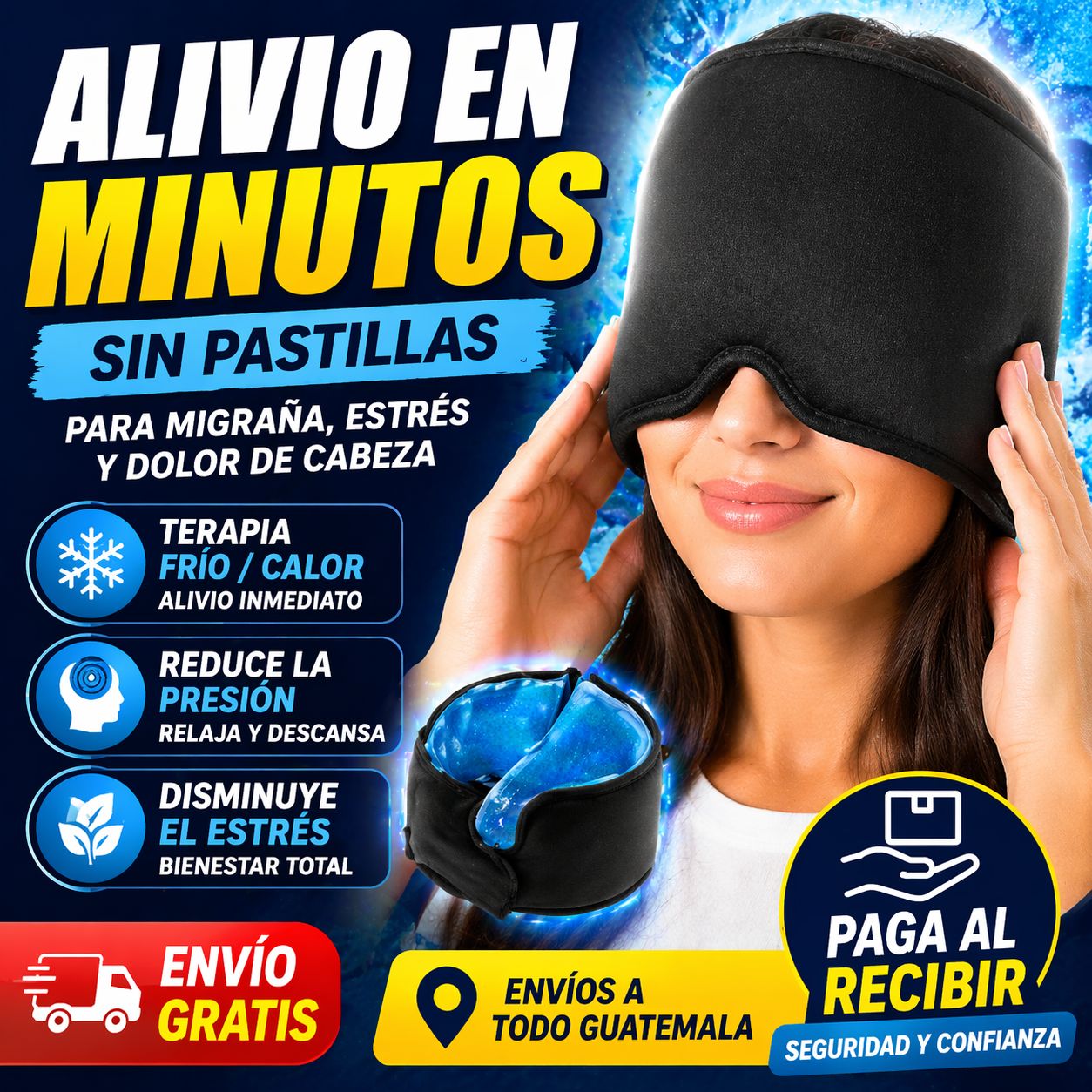 GORRO TERAPEUTICO PARA ALIVIAR LA MIGRAÑA EN MINUTOS