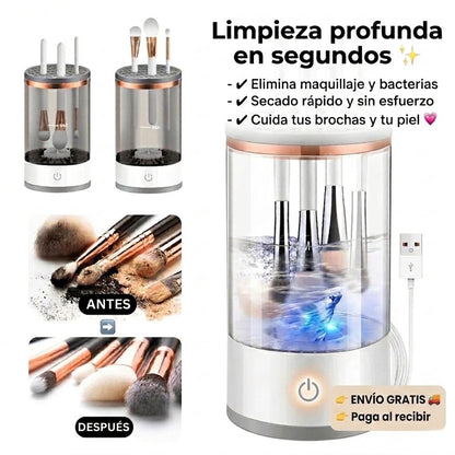Limpiador Eléctrico de Brochas - Limpieza y Secado en Segundos💄✨