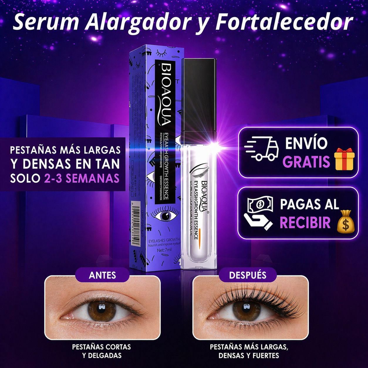 Sérum Alargador y Fortalecedor de Pestañas
